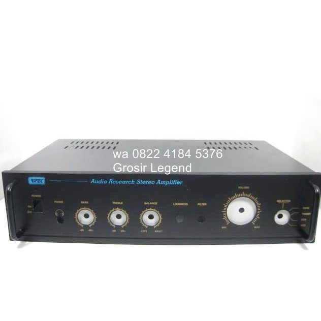 Box amplifier kosongan besi hitam Rifec
