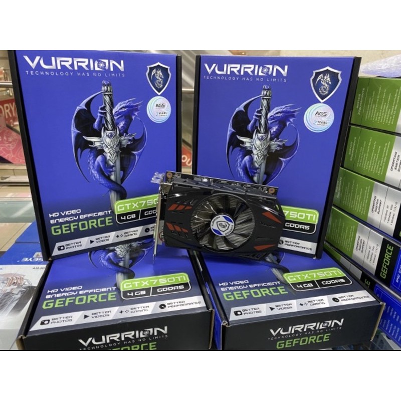 vga vurrion gtx 750ti 4gb ddr5 128 bit