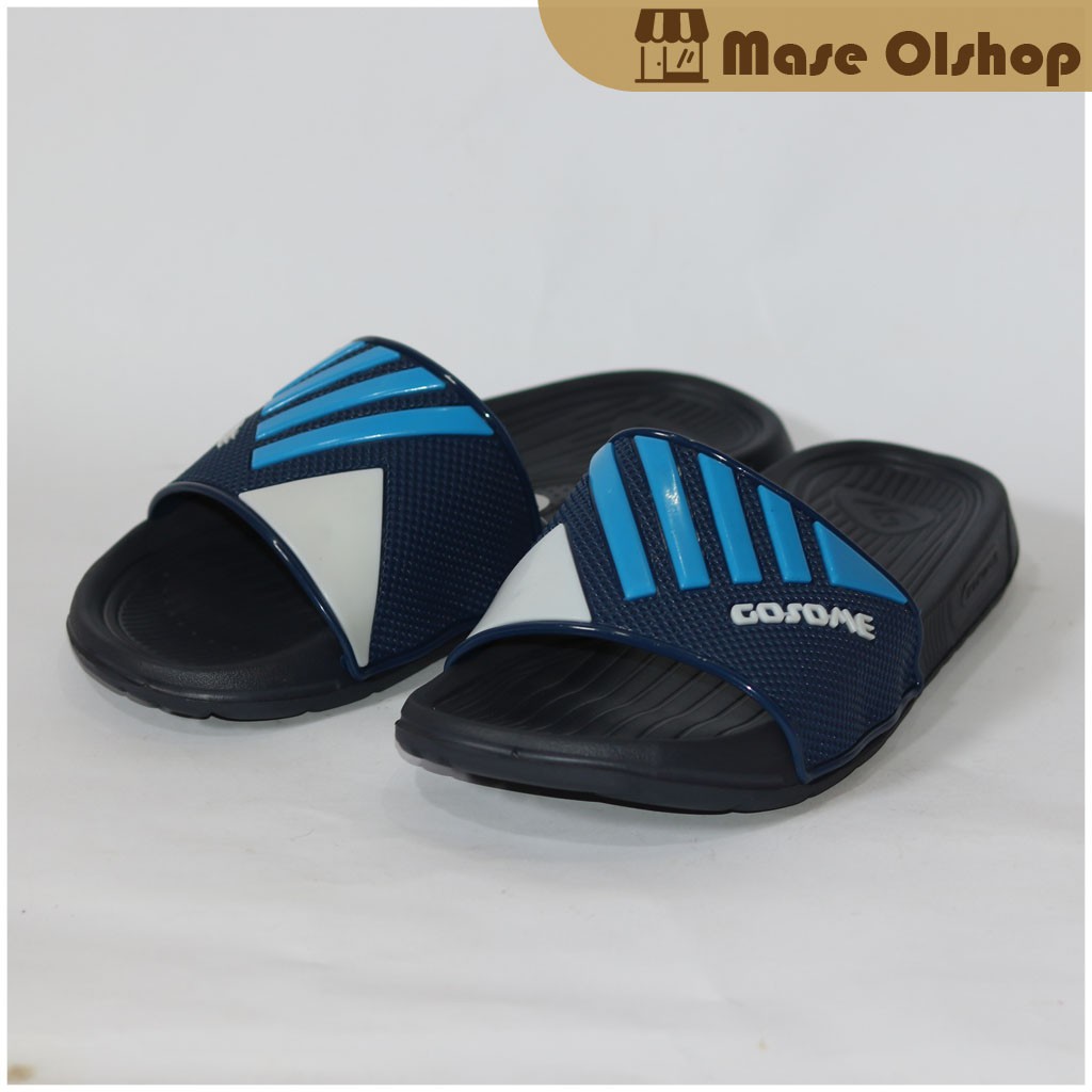 Sandal Slop Karet Gosome 918B-Biru tua