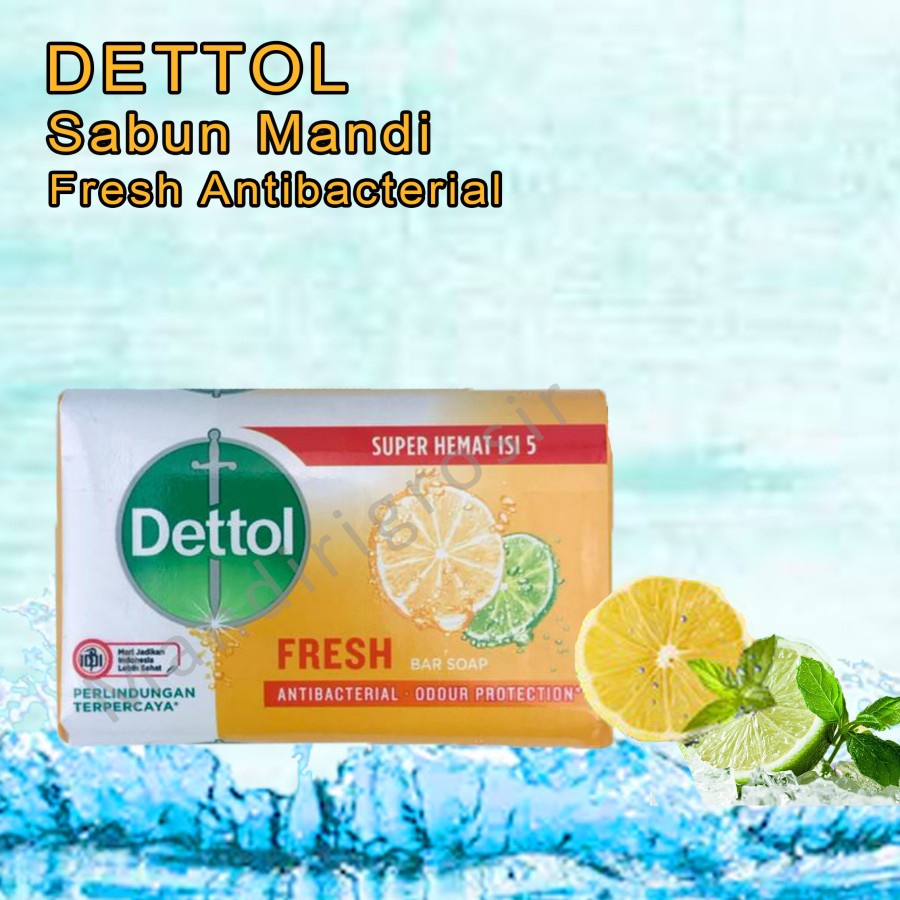 Sabun Mandi Batang * Dettol Bar Soap * Fresh * 100g