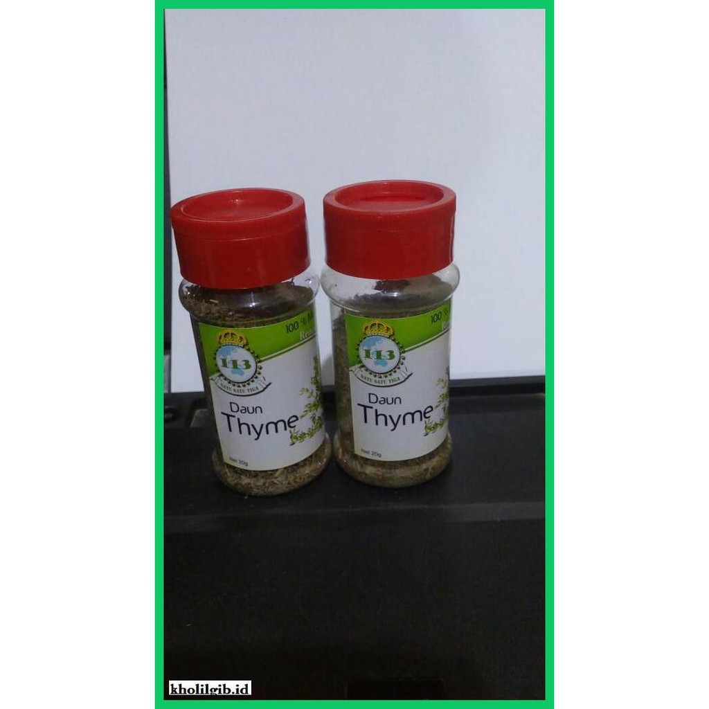 

gnidderdsaus- daun thyme 20gr -asliiiiii.