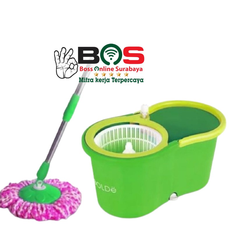 Alat Pel Lantai Bolde Super Mop M-788X+ Alat Pel Putar M 788X+