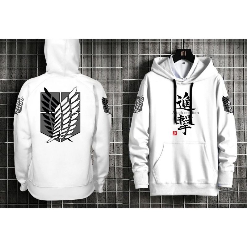 HOODIE PRIA DISTRO SWEATER PREMIUM KEKINIAN ATTACK ON TITAN FASHION