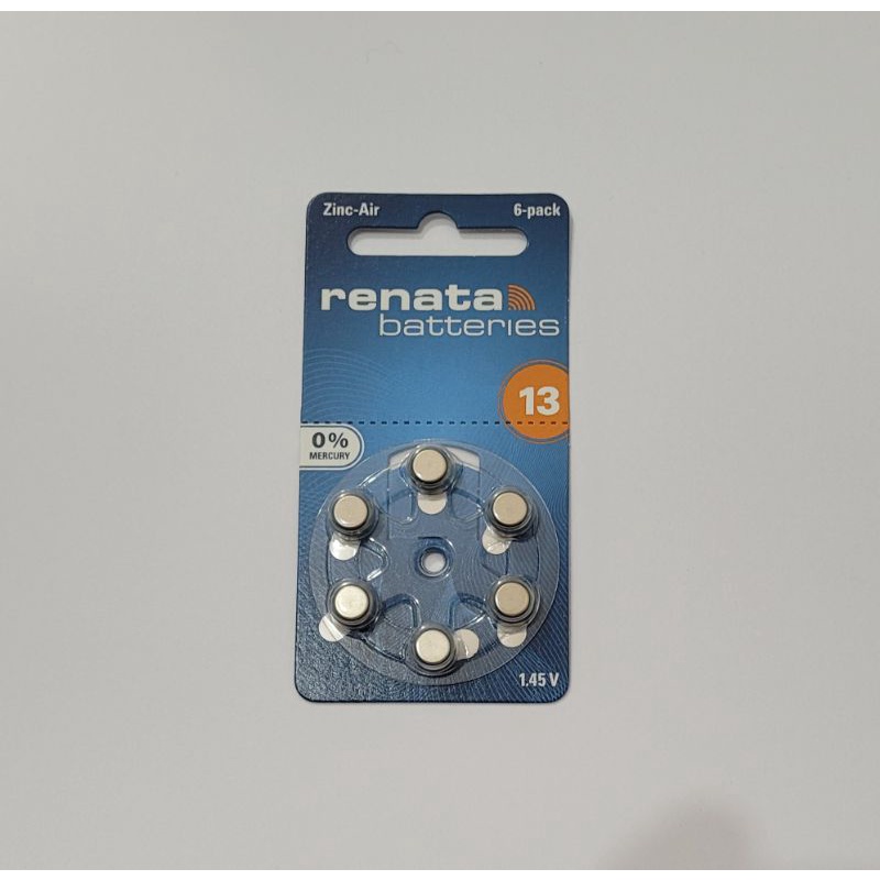 ORIGINAL Renata 13 Battery Batre Baterai PR48 Alat Bantu Dengar AG5 PR 48 ZA13