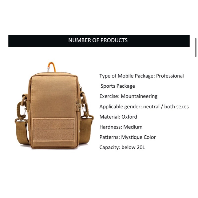 tas pinggang tactical