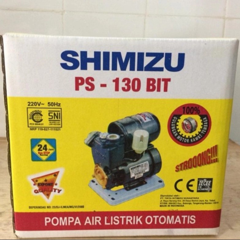 

POMPA AIR SHIMIZU PS-130 BIT PS130 130 DUS DOS KUNING SUMUR OTOMATIS PS130BIT AUTO AUTOMATIC WATERPUMP PUMP PAM