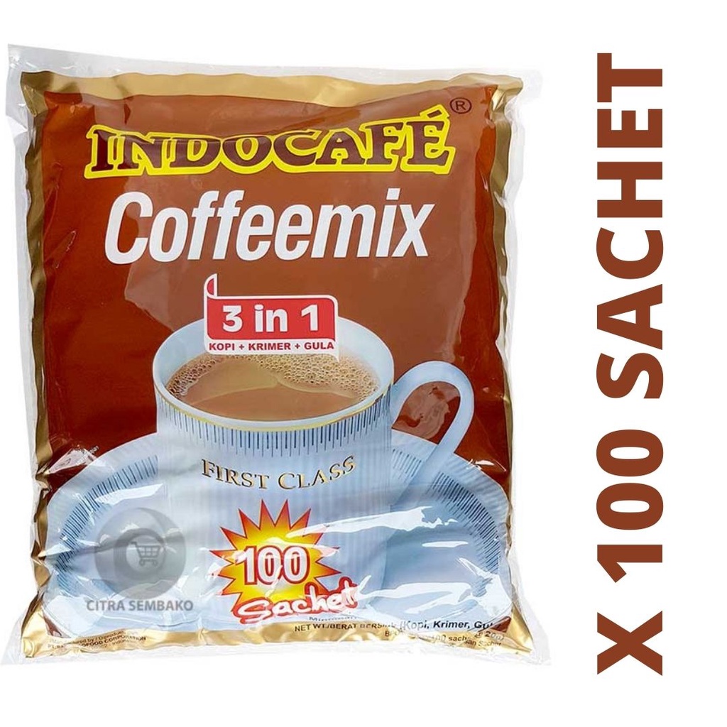 

Kopi Indocafe CoffeeMix 100 Sachet