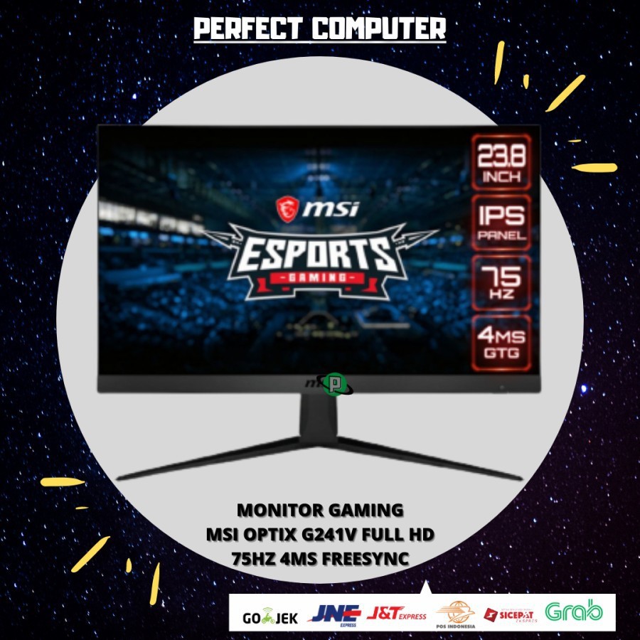 MONITOR GAMING MSI OPTIX G241V IPS/FULLHD/75Hz/4ms/FREESYNC