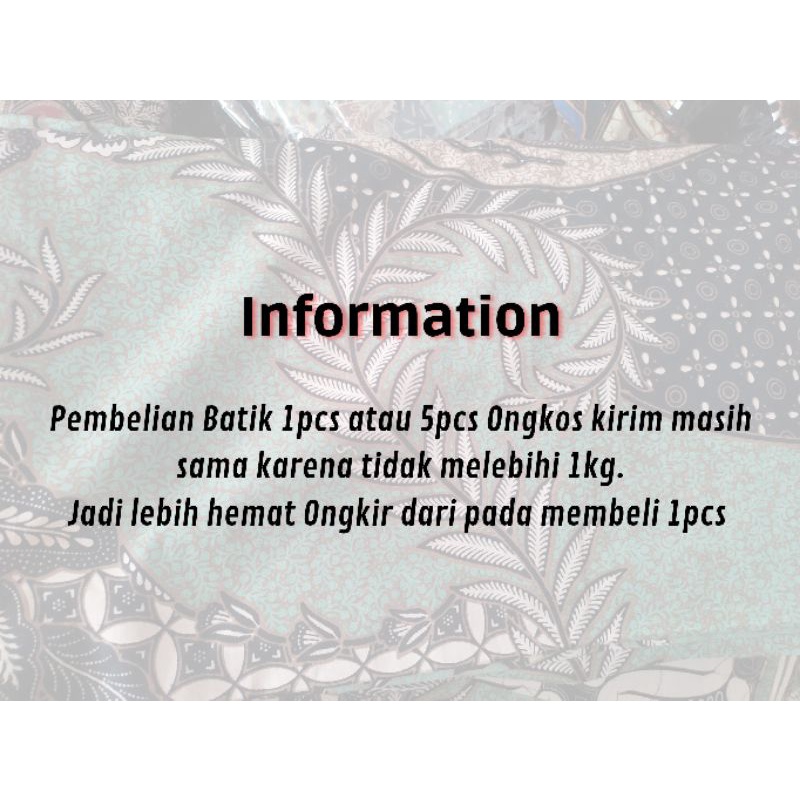 Hem Batik Pria Lengan Pendek Bahan Katun Halus Motif Terbaru Tahun 2021 Ukuran M, L, XL, XXL