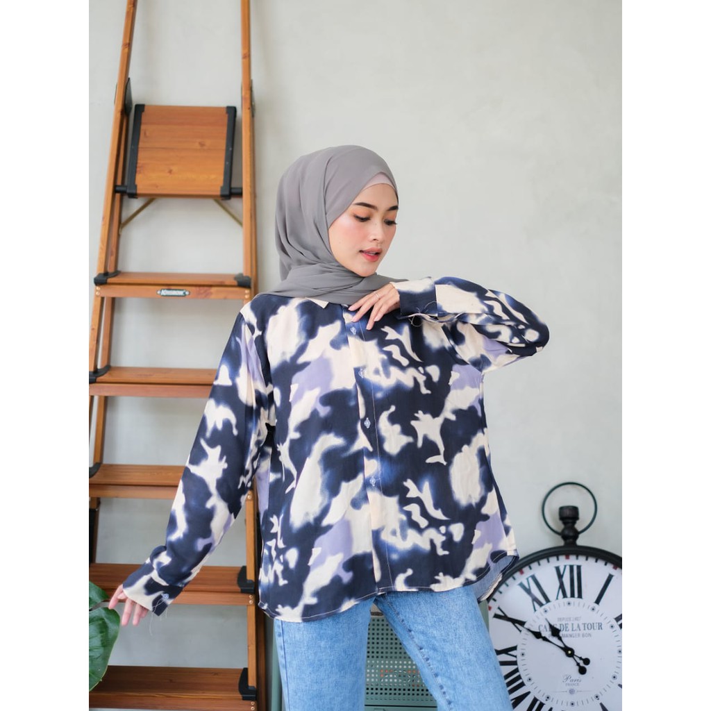 TokoMilkan - Atasan Wanita Dewasa JASMINE Motif Tie Dye