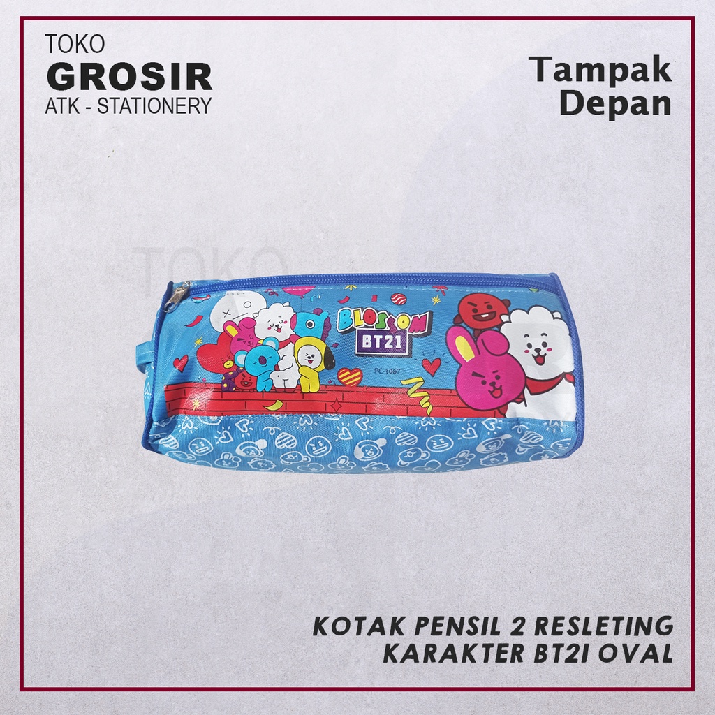 

KOTAK PENSIL 2 RESLETING BT21 / TEPAK PENSIL / TEMPAT ALAT TULIS BT21 PC1067 BAHAN TEBAL