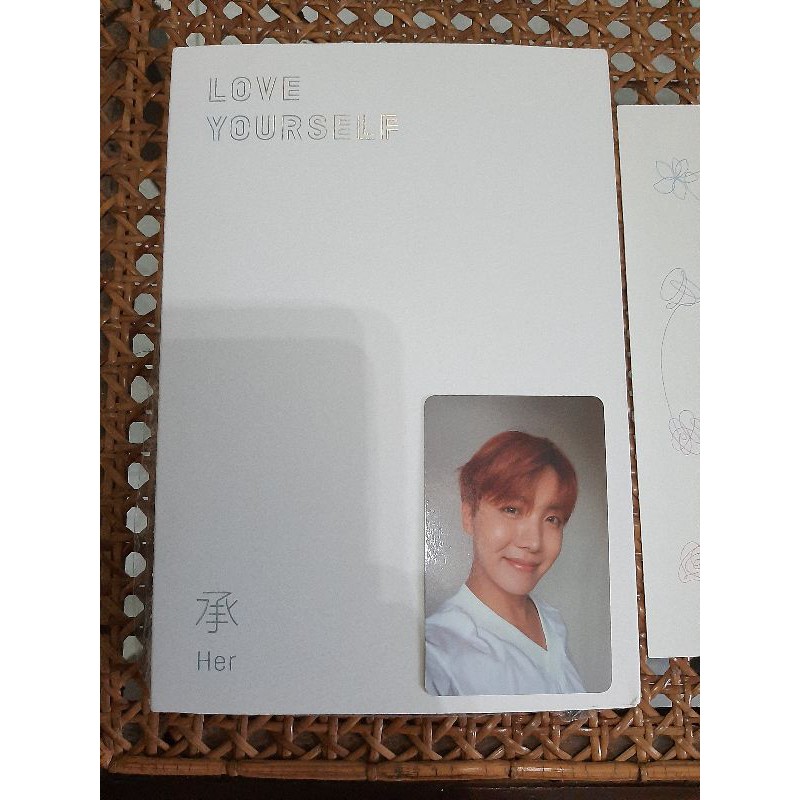 BTS - LOVE YOURSELF HER ALBUM V VER JHOPE PHOTOCARD PC OFFICIAL UNSEALED