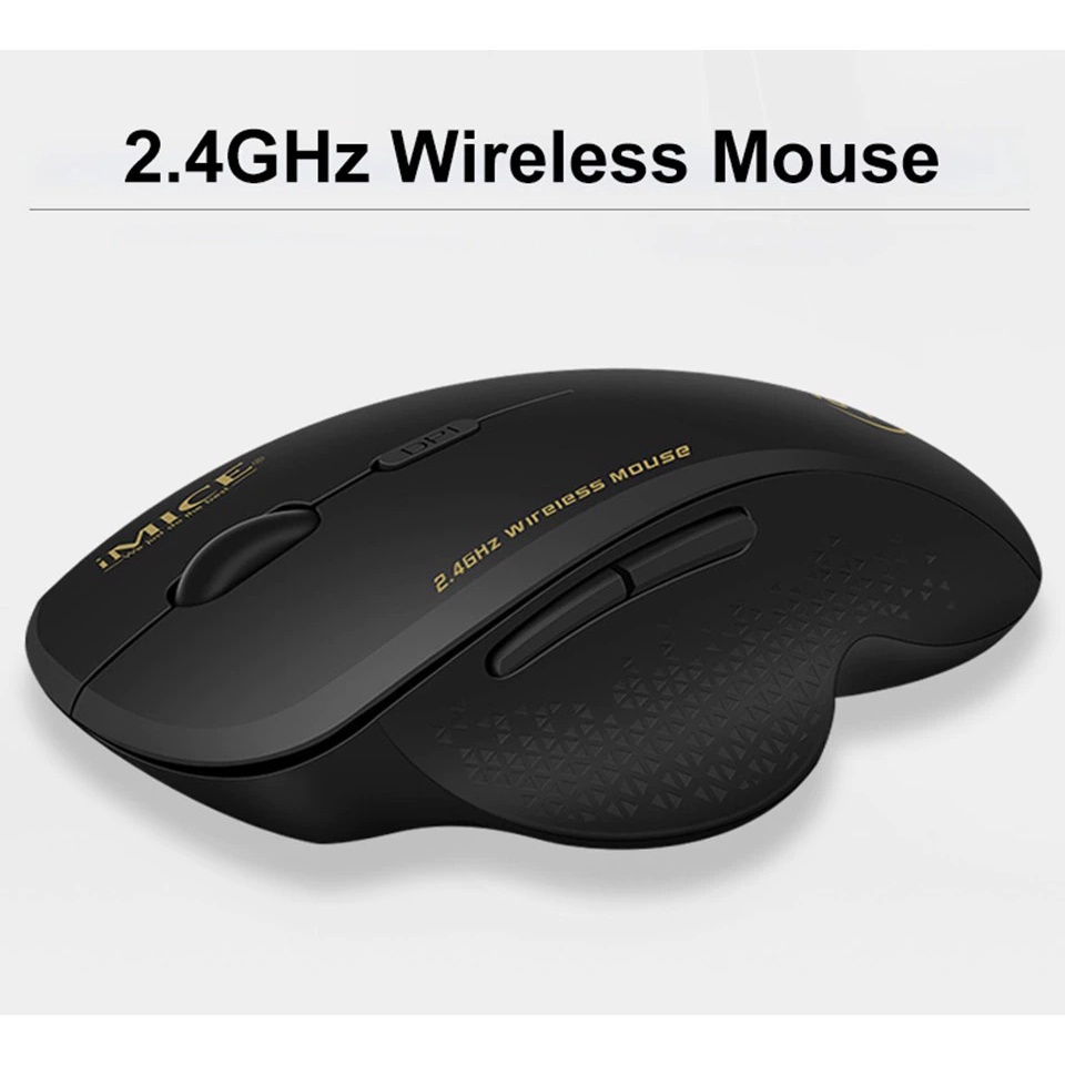 Optical Mouse Wireless Gaming Rechargeable Free Dongle 2.4GHz 2400 DPI