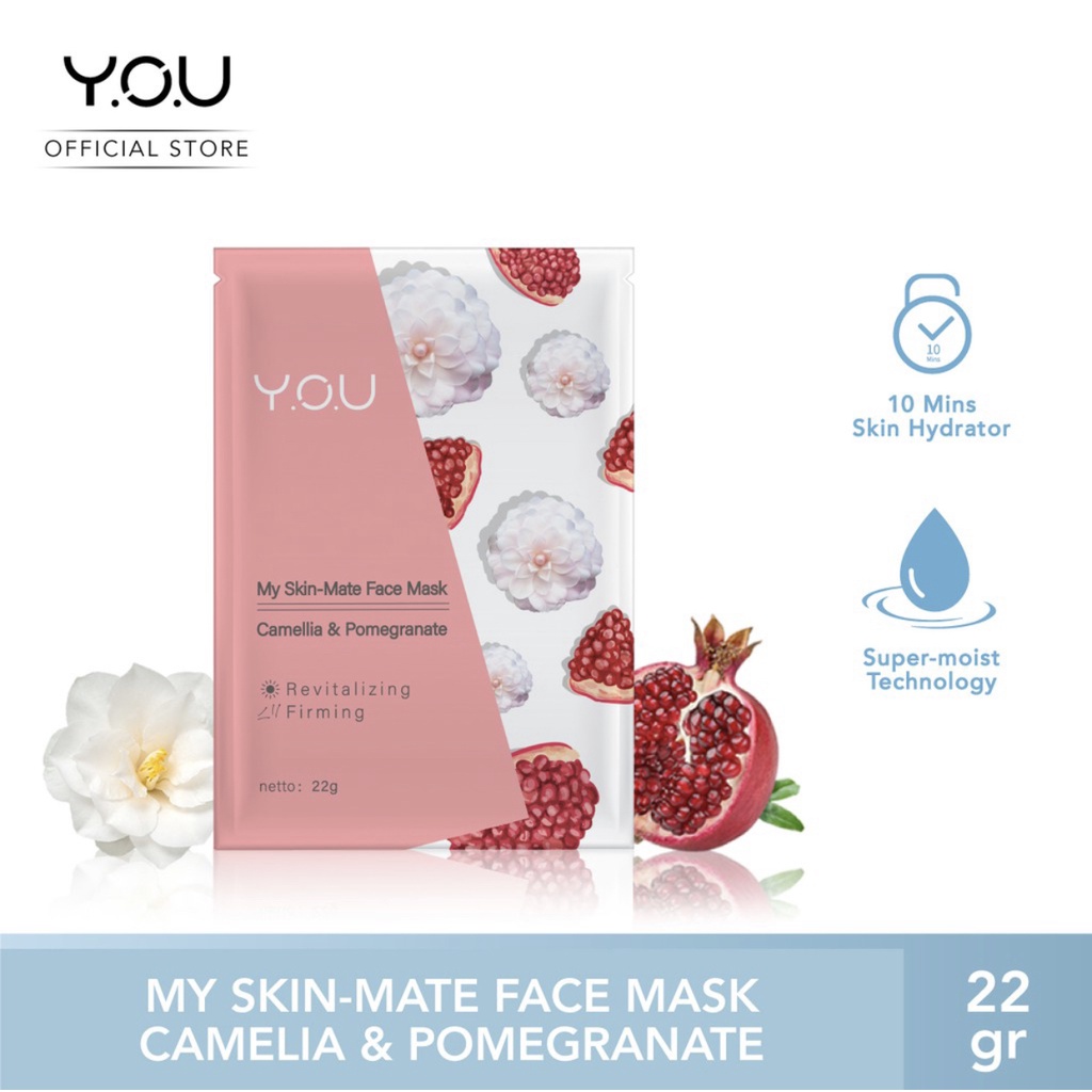 YOU My Skin Matte Face Mask [Melembabkan dan menutrisi Wajah] Skin Care | Masker Wajah