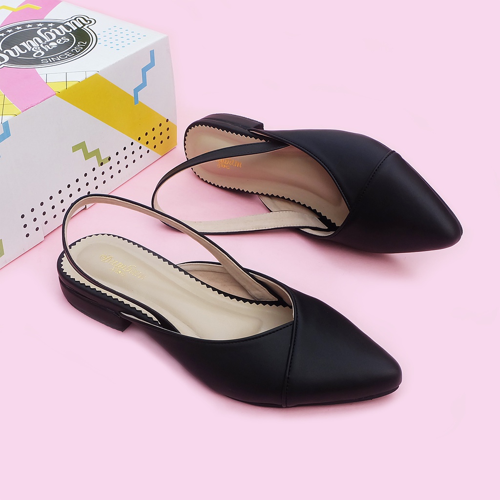 Sepatu wanita big size &quot;MARIAN BLACK&quot; Dumbum