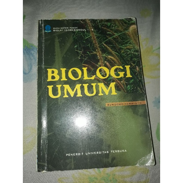 Jual Buku Bekas (BIOLOGI UMUM) Universitas Terbuka