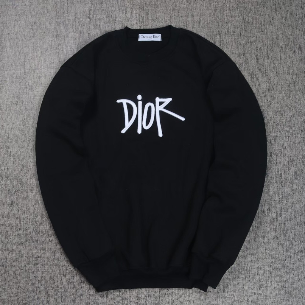 JAKET SWEATER HOODIE PRIA DIOR HITAM AUTHENTIC PREMIUM TERLARIS TERMURAH