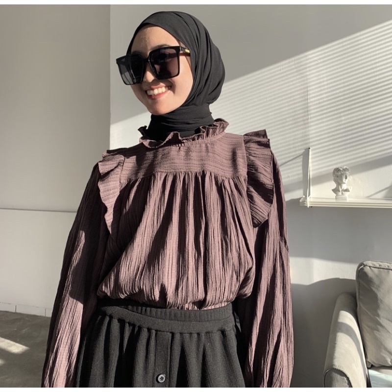 KANYA BLOUSE LEVIORA MOCCA