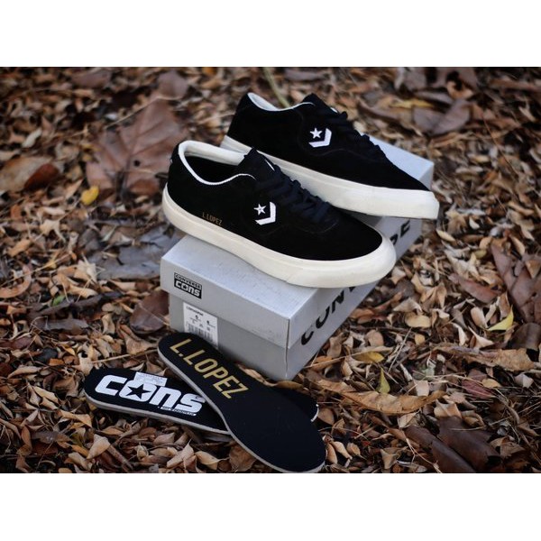 SEPATU CONVERSE LOUIE LOPEZ BLACK WHITE PREMIUM ORIGINAL 39-43