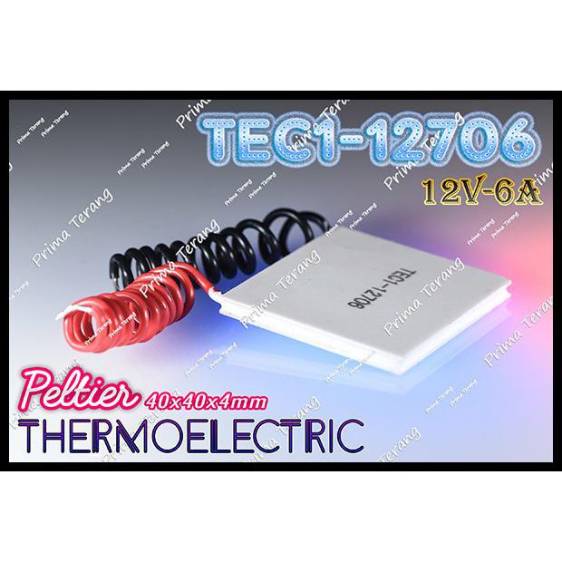 TERLARIS TEC1-12706 PELTIER THERMOELECTRIC TEC 12V 6A TEC1 12706 PENDINGIN