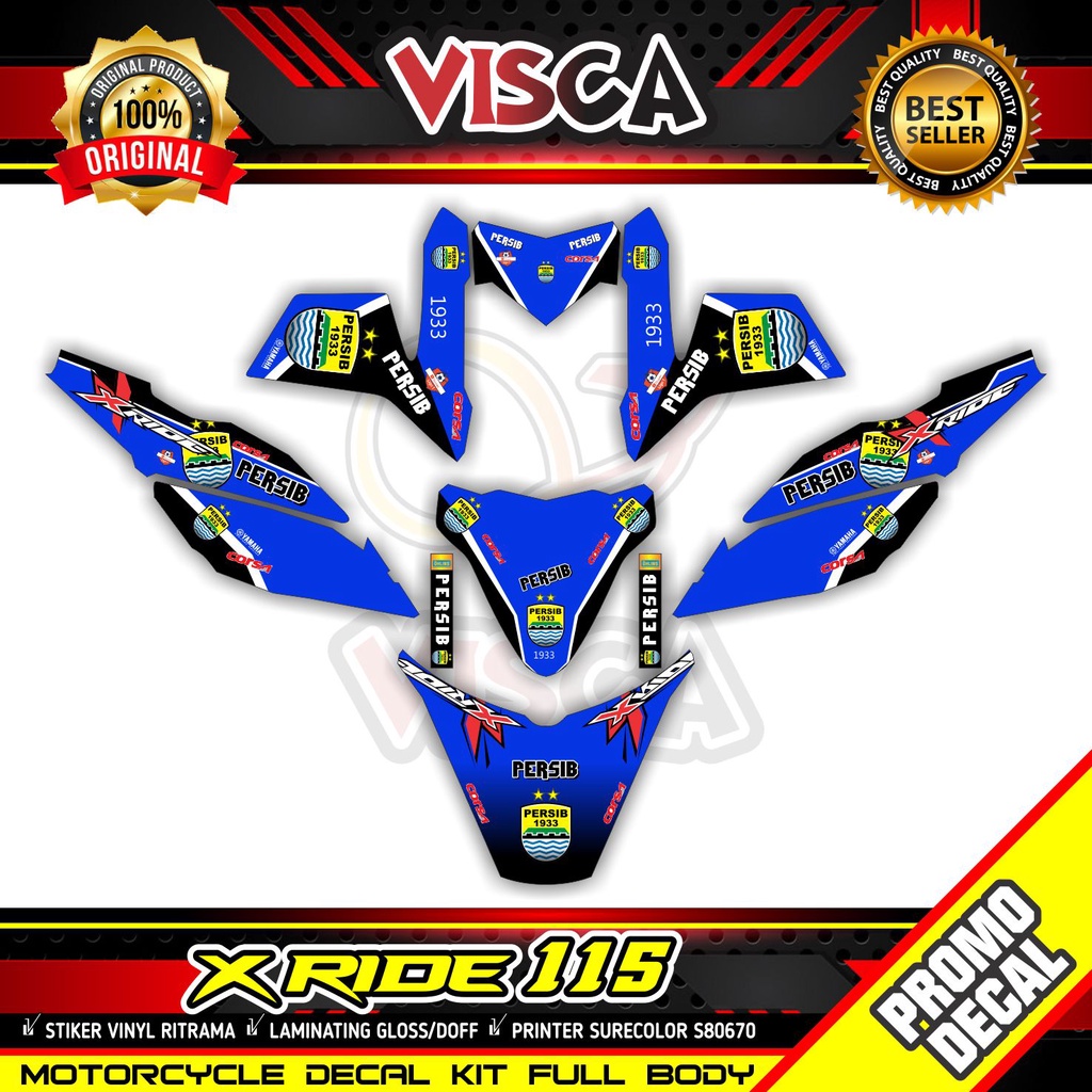 Decal Xride 115 Full Body Stiker Xride 115 Dekal Xride 115 Persib