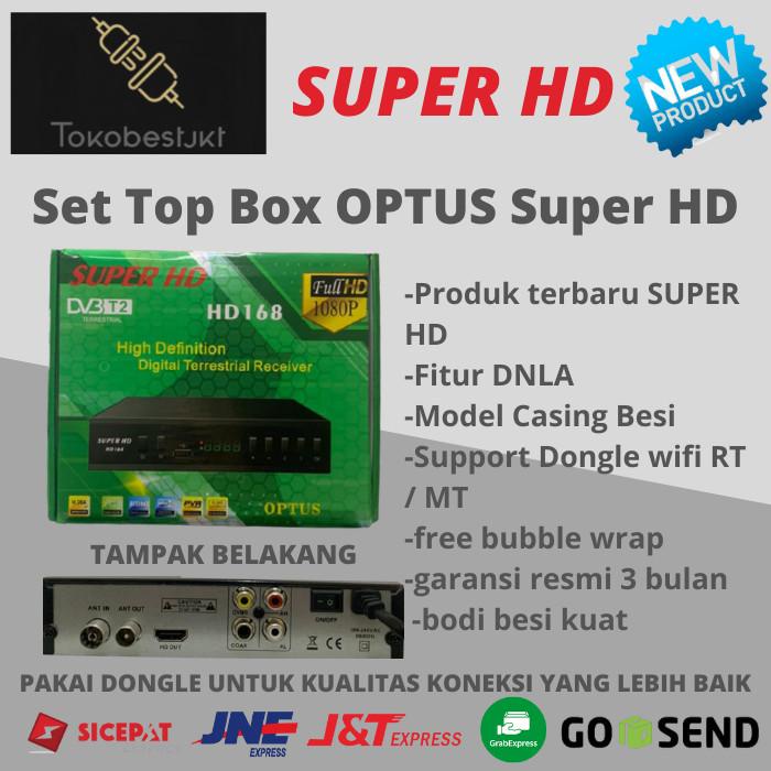 Set Top Box Dvb-T2 Super Hd 168 By Optus Terbaru