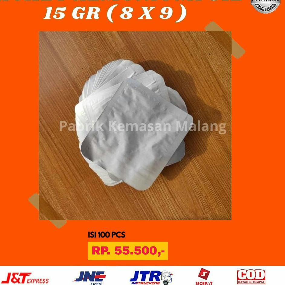 Kemasan Sachet Alufoil  15 8x9 kpack 