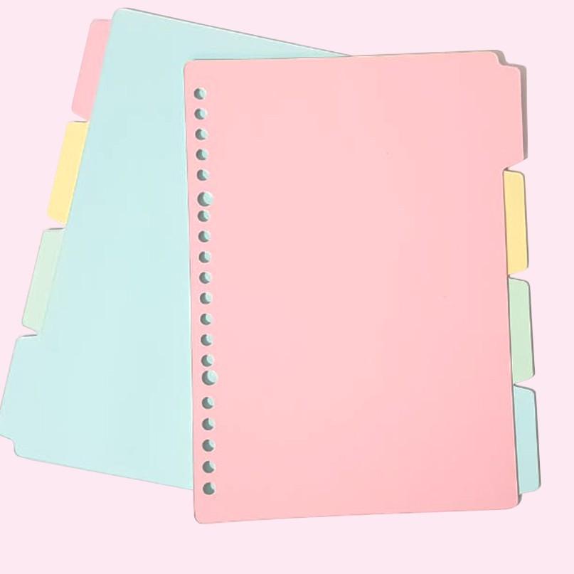 

sazj [ Rafibooks ] Pembatas Binder A5 20ring - Isi Binder Loose Leaf Limit Edision