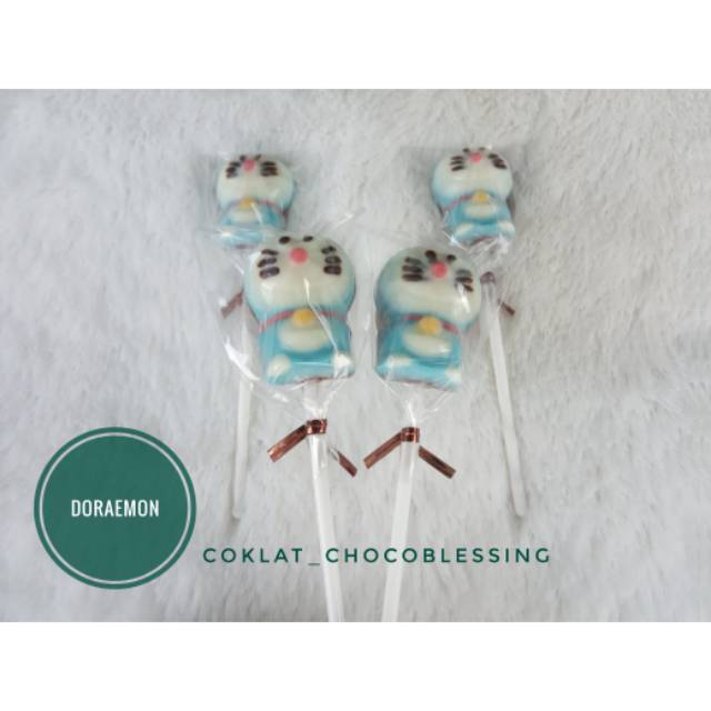 

Coklat lolipop/coklat doraemon/cokelat ultah