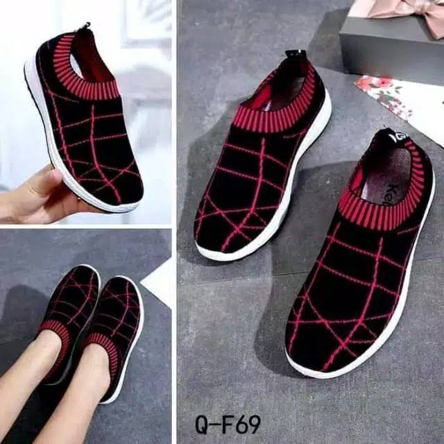 Sepatu slip on pria & wanita quality import