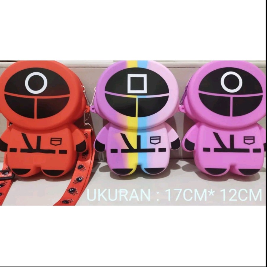 MAINAN TAS POP IT SQUID GAME