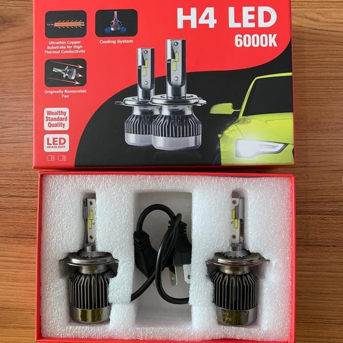 LAMPU LED H4 MOBIL Hi-Low Beam WEALTHY  Berkualitas