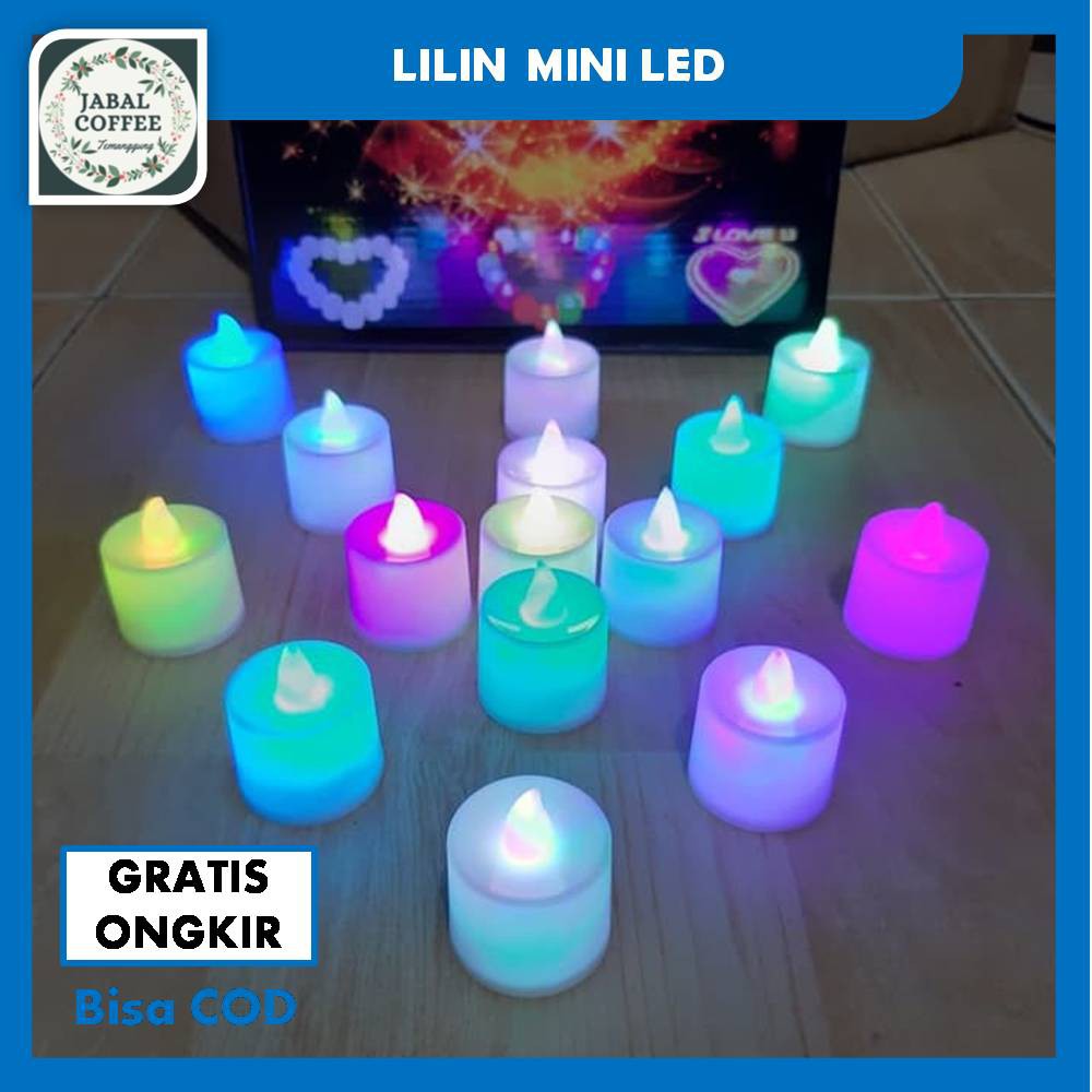 Lilin Mini Elektrik Lampu / Lampu Lilin Led Mini Elektrik / Lilin Mini Led / Candle Light 25 Gr J101