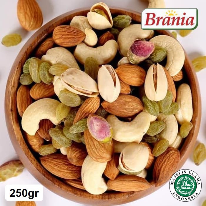 

PREMIUM MIX NUTS 250 gr / TRAIL MIX / KACANG MIX / ALMOND CASHEW PISTACHIO