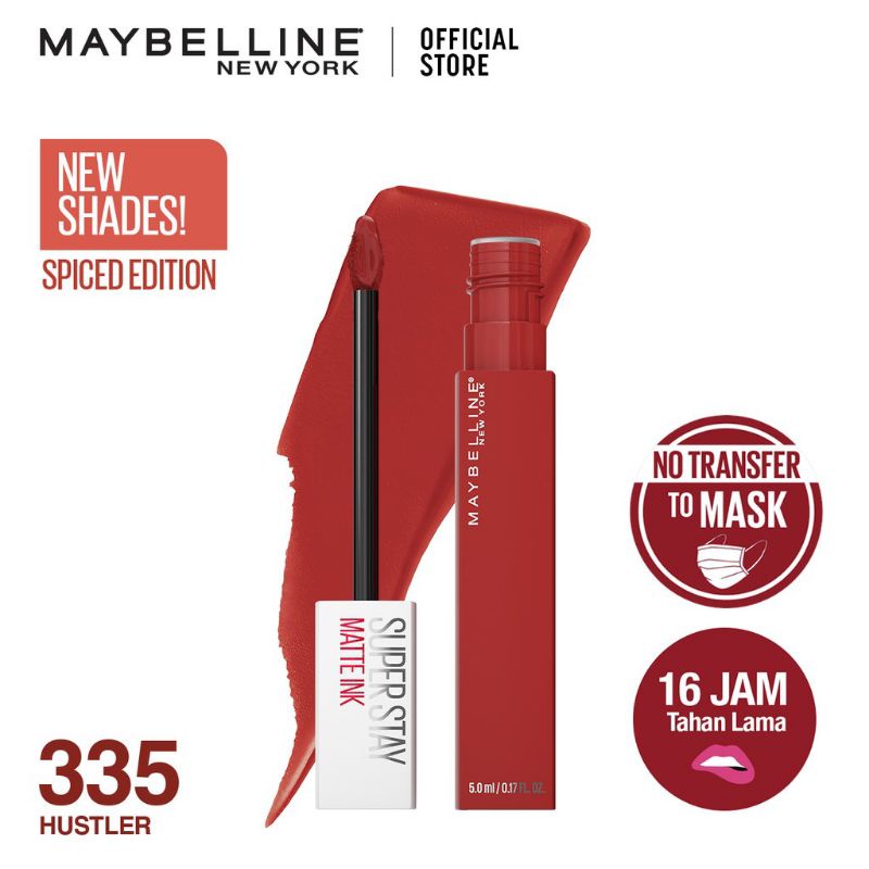Preloved - Maybelline Superstay Matte Ink Spice Edition  335 Hustler 99% FULL