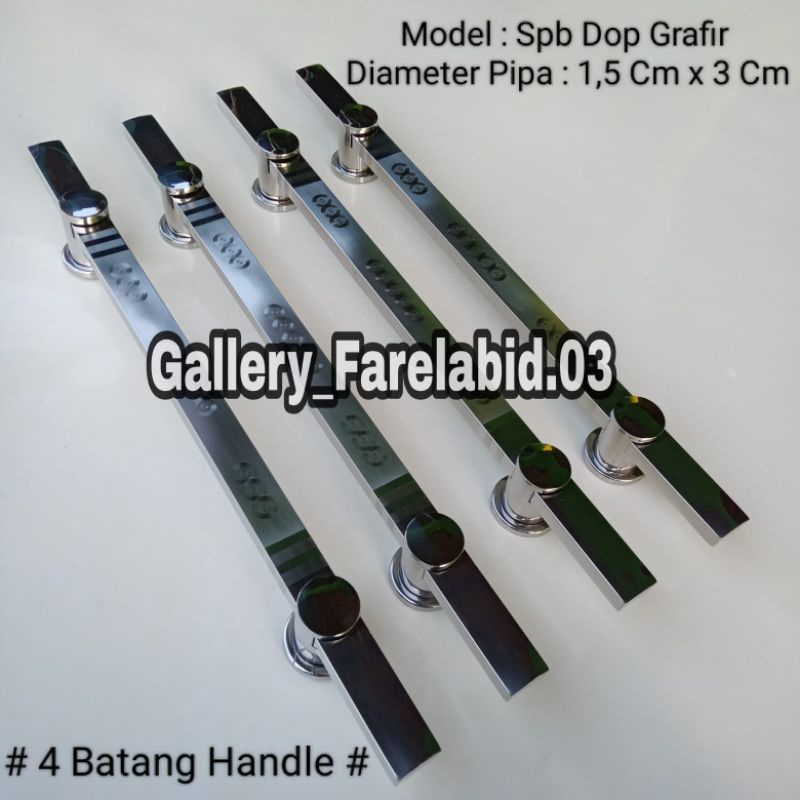 4 Batang Handle Pintu Rumah Stainless Steel Grafir 60 Cm Gagang Pintu Rumah Modern 45 Cm Pegangan Pintu Kupu Tarung 33 Cm Tarikan Pintu Rumah Utama Minimalis