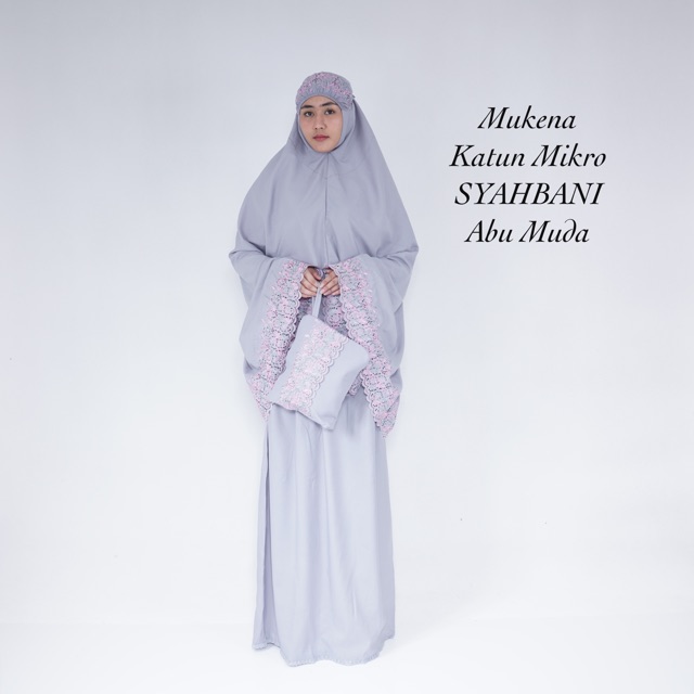 Mukena Syahbani katun mikro / mukena jumbo / mukena sitikhadijah / mukena katun / mukena dewasa