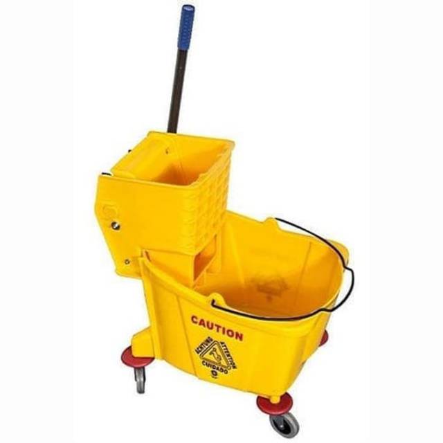 SINGLE BUCKET MOP WRINGER / SINGLE MOP WRINGER TROLLEY 36L