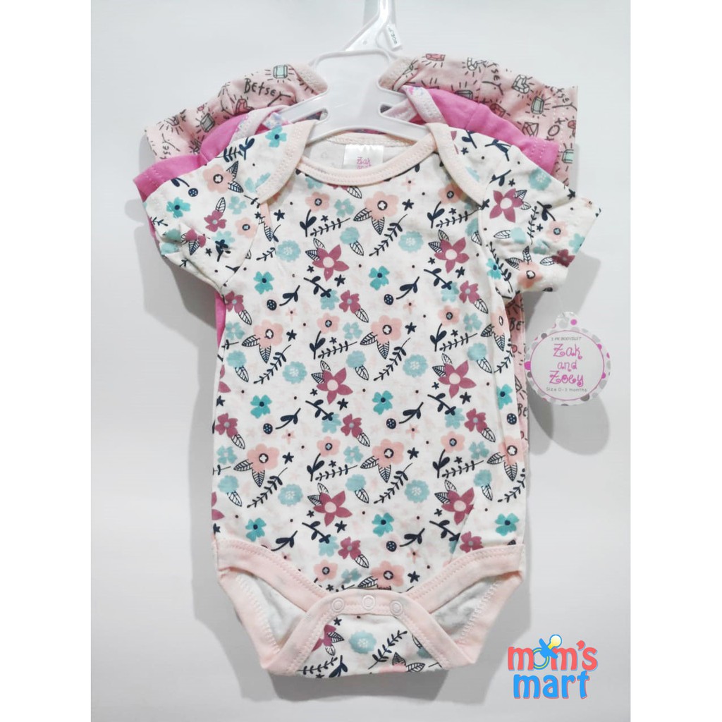 JUMPER BAYI LENGAN PENDEK ISI 3 PCS RATUSAN MOTIF LUCU