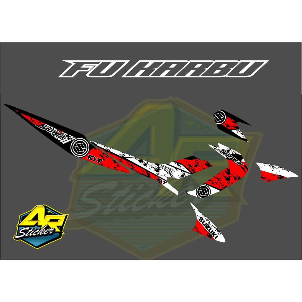 (KODE N) Striping satria fu Barong  / Striping satria Barong /Striping Satria Fu lama / Striping Sat