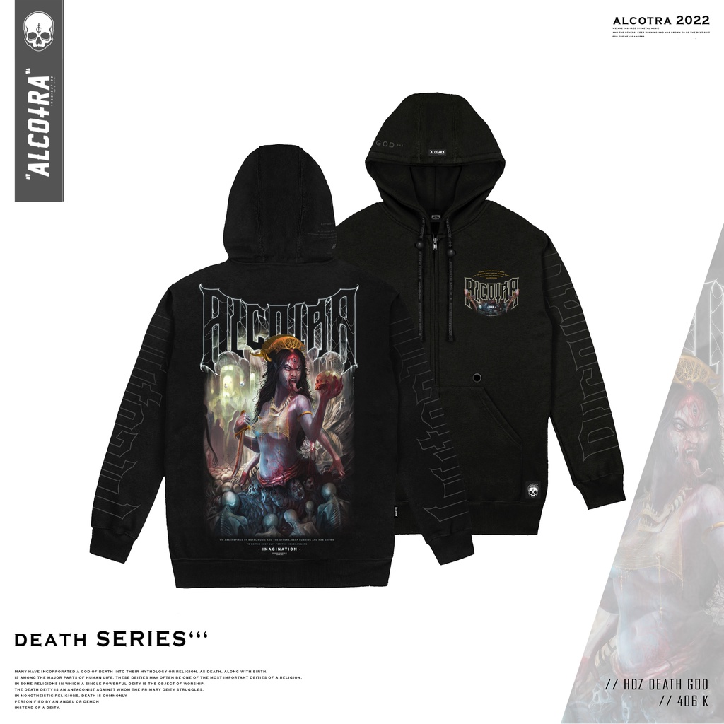 HDZ DEATH GOD // HOODIE ZIPPER DEATH GOD