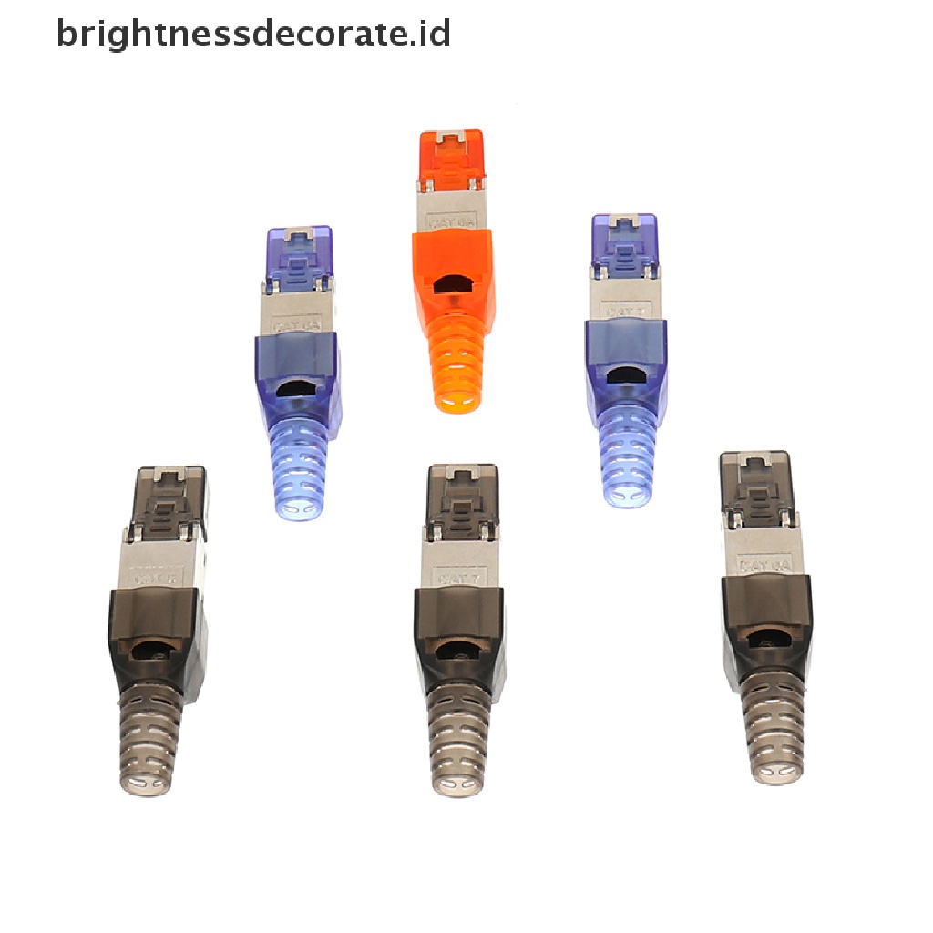 Konektor Kepala Kristal Cat6A / 7 / 8Ft Rj45