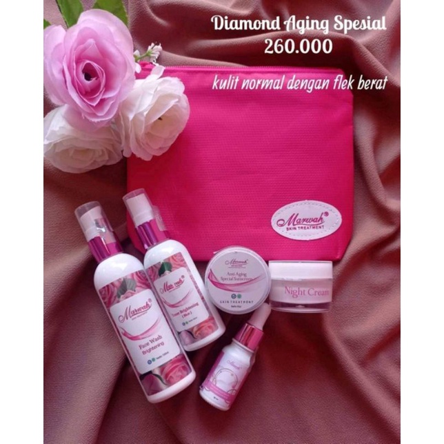 MARWAH ANTI AGING SPESIAL Cream Perawatan Wajah SkinCare Untuk Menghilangkan Flek Hitam