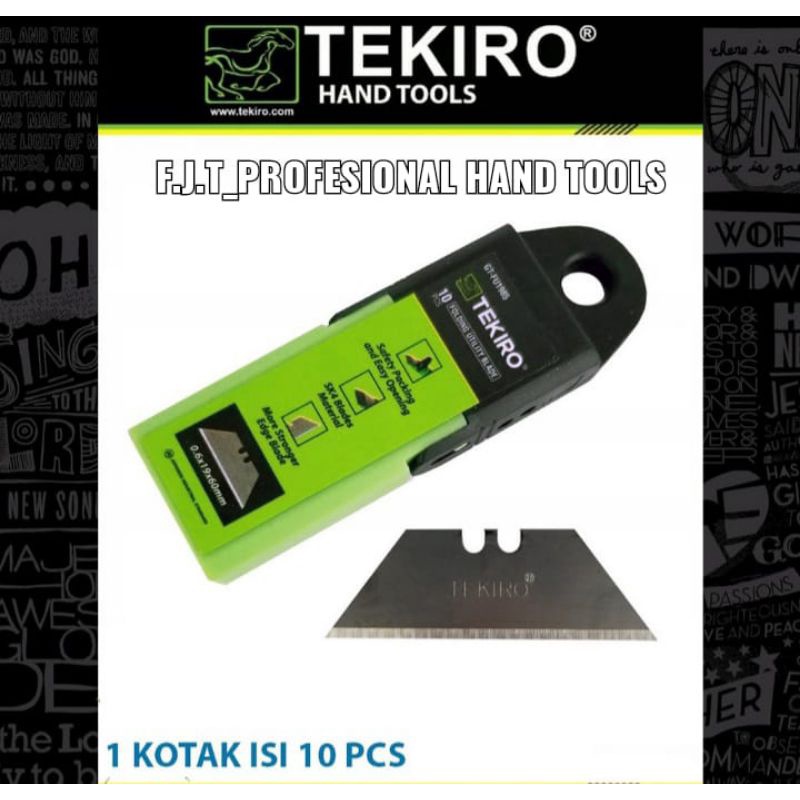 

TEKIRO - GT FU 1985 Folding Utility Blade 10pcs