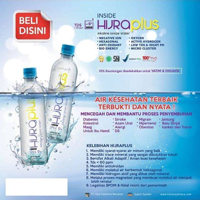 Hijra Plus Alkaline Water Shopee Indonesia