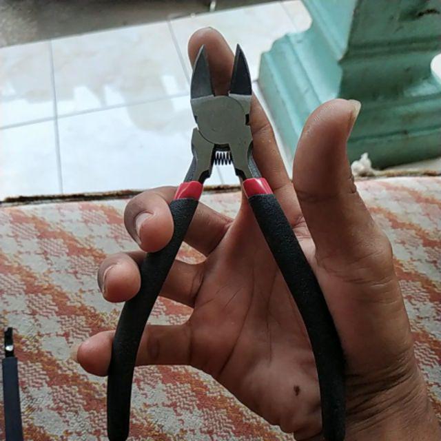 Tang Potong Presisi Halus Rapi Cutting Plier 6 Inch Tang Pengrajin Gunting Plastik Gundam