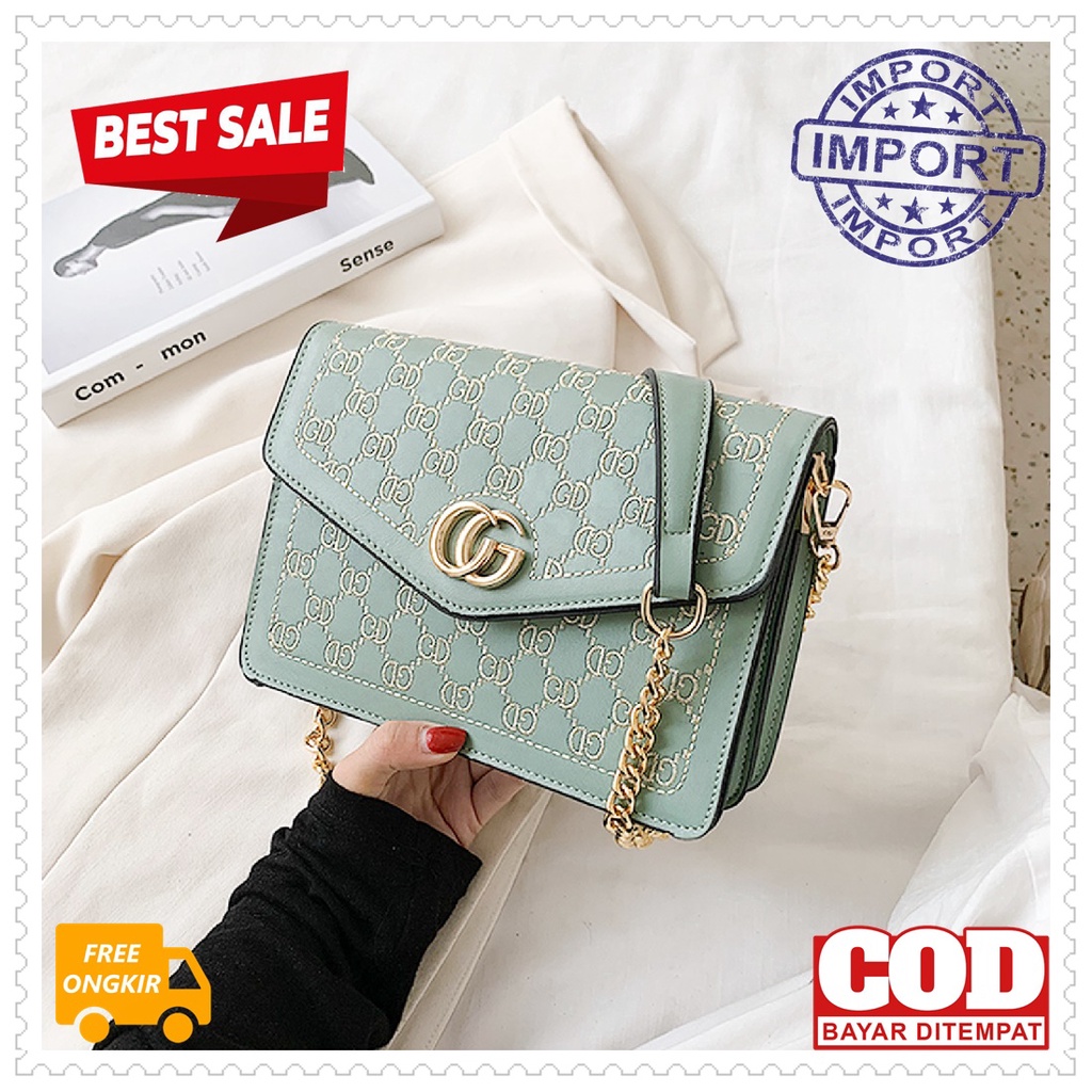 TAS SELEMPANG WANITA IMPORT VB3096 PESTA BAHU SLINGBAG JINJING MURAH KONDANGAN BATAM JAKARTA KANTOR 