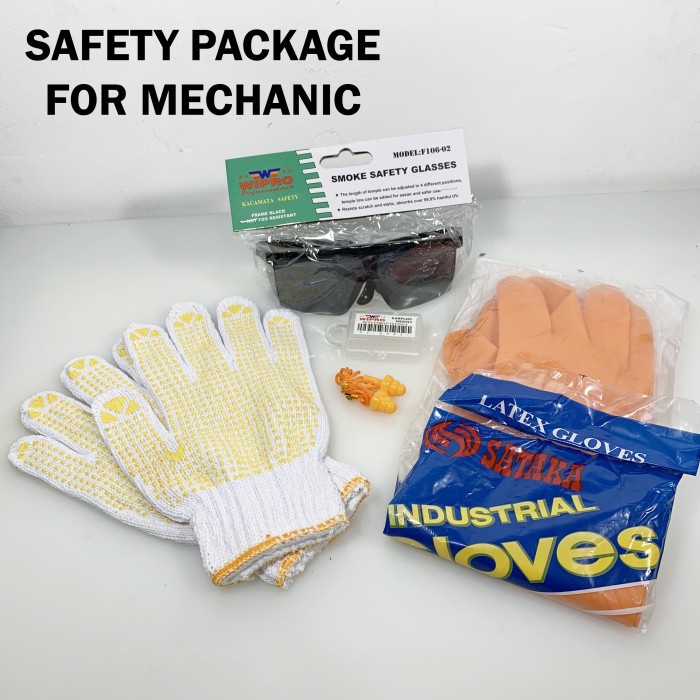 (SAFETY PACKAGE) PAKET ALAT KEAMANAN PERTUKANGAN SET