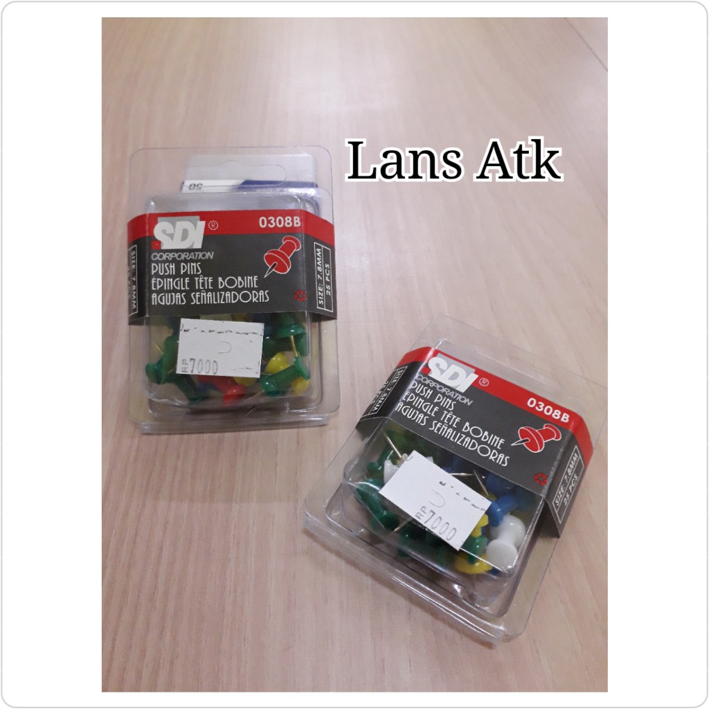 

Push Pin 0308B SDI 25pcs paku picik sdi