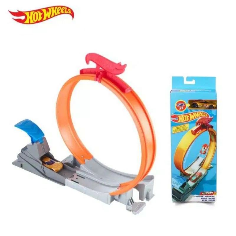 ori original hot wheels hotwheels hw diecast flame jumper loop star electric tower track set playset builder action stunt classic basic mobil mobilan car die cast rel mainan anak cowok laki hadiah kado ultah